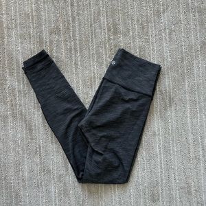 Lululemon gray wunder under leggings